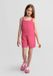 Minoti Meisjes Jumpsuit Gehaakt Roze - Katoen
