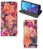 Huawei Y5 (2019) Smart Cover Bouquet de fleurs