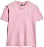 Superdry Essentieel Logo Geborduurd T-shirt Dames Roze