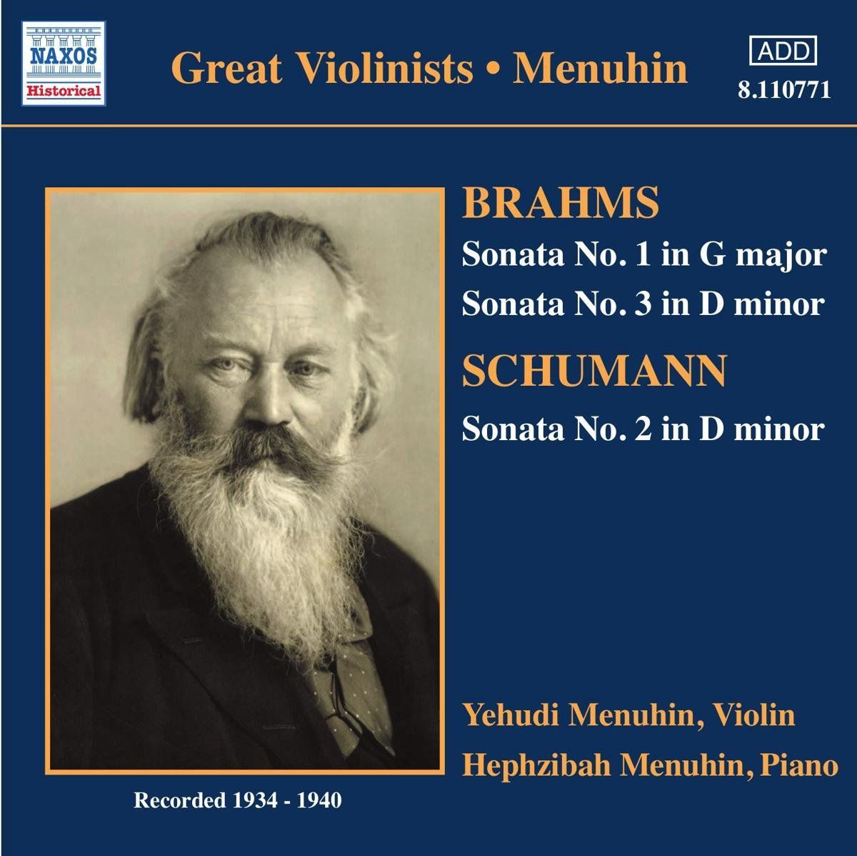 OUTHERE Menuhin: Schumann.Brahms
