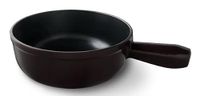 Kisag LENK Kaasfondue Caquelon voor 4-6 personen, Ø 20 cm, 2 l, geëmailleerde gietijzeren pan met zijgreep, kaasfonduepan, inductie & alle warmtebronnen, ovenvast tot 250 °C, Zwitsers design