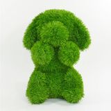 tuinknuffel AniPlants Tuinknuffel - zittende hond van kunstgras - grasfiguur tuindecoratie gras 30x34x36 cm