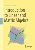 Introduction Springer Nature Introduction to Linear and Matrix Algebra