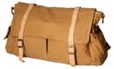Gave Lux Sac à main élégant pour femme en toile et cuir, fait main, de couleur cognac