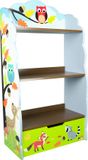 Teamson Kids Houten Boekenkast Voor Kinder - Kinderslaapkamer Accessoires - Betoverd Bos Ontwerp