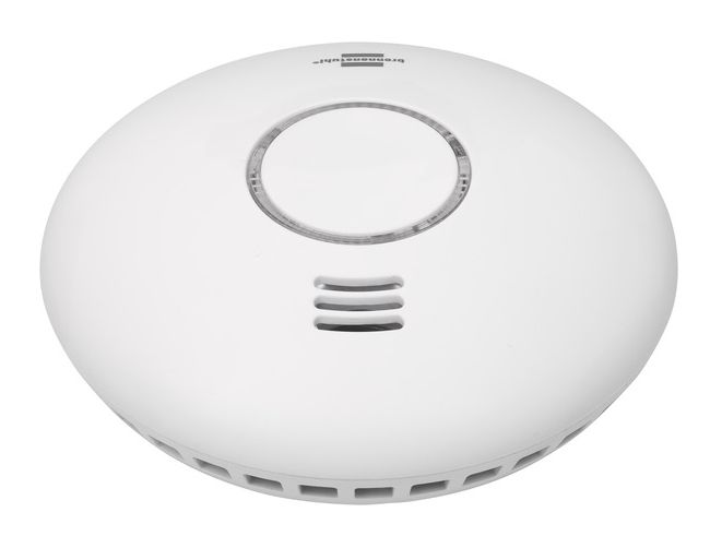 Brennenstuhl Connect Smart Smoke and Heat Detector WRHM01 - White - Wireless - 85dB Alarm - 30m Range