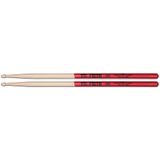 Vic Firth American Classic 5A Drumsticks Vic Grip, Amerikaanse hickory, houten punt