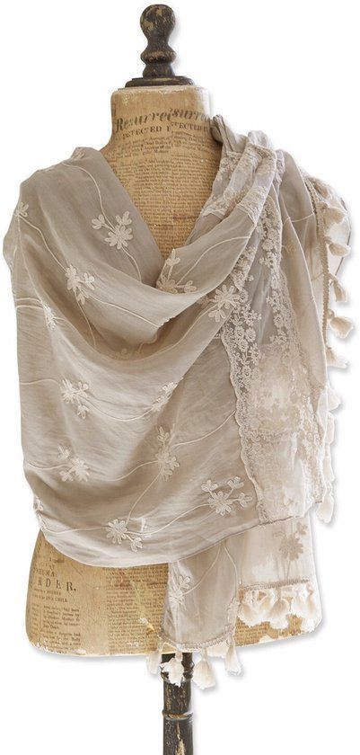 LOBERON Sjaal Eloise beige
