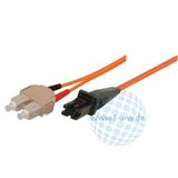 Tecline 75007 OM2-vezel LWL-kabel (50/125 µm, 7,5 m) oranje