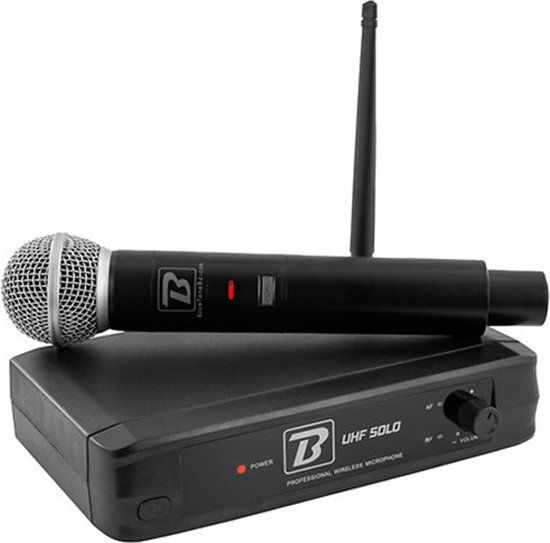 Boomtone DJ SOLO F1 UHF microfoon systeem voor spraak, zang, toespraken, karaoke