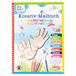 TRENDHAUS 958518 - vingerstempel creatief kleurboek met 32 pagina's, ca. 22 x 29,7 cm, schilder- en knutselboek voor kinderen van 3 tot 6 jaar