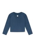 Schiesser V-hals lange mouw sweat-shirt dames deep blue 4XL