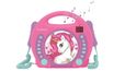 Lexibook Unicorn Draagbare CD Speler met 2 Microfooons - Multi Colour
