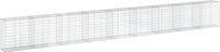 vidaXL Schanskorf - 900x50x100 cm - Gegalvaniseerd - Zilverkleurig