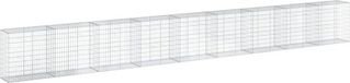 vidaXL Schanskorf - 900x50x100 cm - Gegalvaniseerd - Zilverkleurig