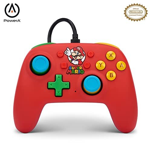 Power A Nano bedrade controller voor Nintendo Switch - Mario Medley - Mario Medley