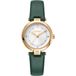 Dkny DK1L043L0025 Vrouwen Polshorloge Analoog Quartz Leer Groen Goudkleurig Zilverkleurig 28 mm 5 ATM
