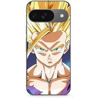 Google Pixel 9 cover Dragon ball z sangoku blond haar Maniacase