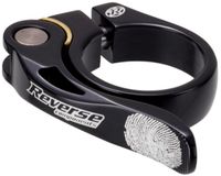 REVERSE Reverse Saddle Clamp Long Life Black - UNI