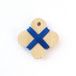 Cohana Wikkelkaart hout blauw