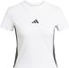 Adidas Essentials 3 Stripes Slim Baby T-shirt Dames Wit S