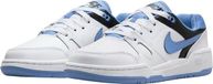 Nike Full Force Sneakers Junior Blanc Bleu Noir Cuir Caoutchouc Unisexe Enfants Taille 37.5