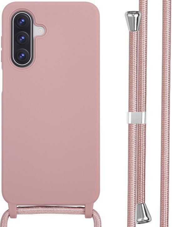 imoshion Siliconen hoesje met koord voor de Samsung Galaxy A17 (5G) / (4G) - Sand Pink