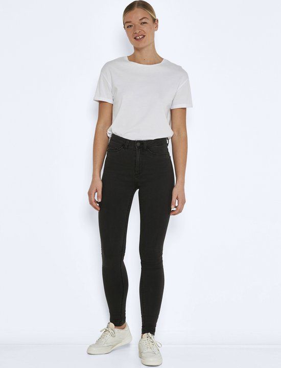 Noisy may NMCALLIE HW SKINNY JEANS - Dark Grey Denim - W30/L30