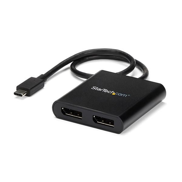 StarTech.com MSTCDP122DP - USB grafische adapter - Zwart