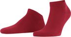 FALKE ClimaWool kort eenkleurig wol lyocell sneakersokken enkelsokken heren rood - maat 41-42