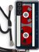 Case Company® - Samsung Galaxy S21 FE Case with Cord - Here's your tape - Black Cord - Back Cover