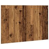 VidaXL Hoofdeinde 120x1,5x80 cm bewerkt hout oud houtkleurig