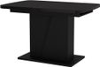 Vicco Eettafel Fenaro, Zwart, 120-160 x 80 cm uitschuifbaar