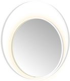 Hotbath &More Mirrors Round2 Miroir de salle de bain - Rond - 100 cm - Blanc mat