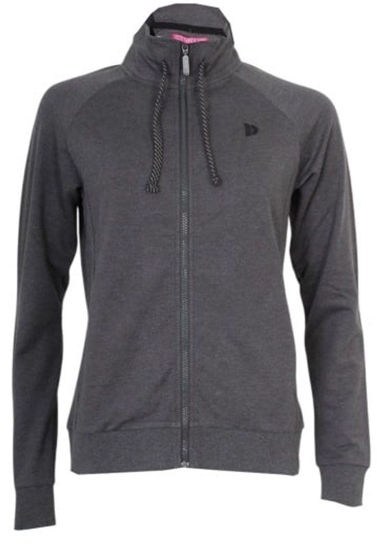 Donnay Stretch Vest met kraag (Jamie) Dames Charcoal-marl M