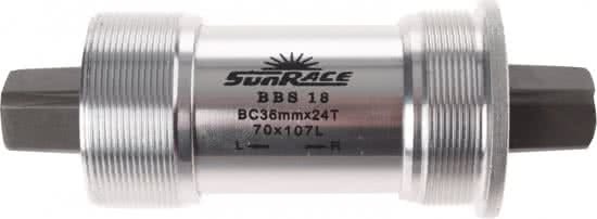 Sunrace Trapas Italiaans 107 X 36 Mm Zilver