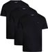 Tommy Hilfiger 3P Ss Tee Zwart Katoen M