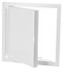 Clapet de visite métallique 200 x 200 mm en blanc