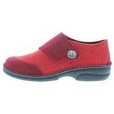 Berkemann Jarla Hoge pantoffels voor dames, Rood Rood Patch 242, 37 EU