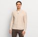 OLYMP vest en maille zippé beige