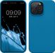kwmobile telefoonhoesje geschikt voor Apple iPhone 14 Pro Max - Hoesje met siliconen coating - Smartphone case in Caribisch blauw