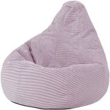 icon Dalton Corduroy Kids Bean Bag Chair - Purple - Children's Beanbag with Filling - Indoor Use