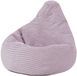 icon Dalton Corduroy Kids Bean Bag Chair - Purple - Children's Beanbag with Filling - Indoor Use