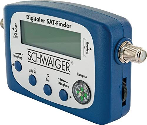Schwaiger SF80 531 SAT-Finder digitaa | Satellietzoeker met kompas | LNB uitlijning