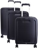 Hedgren trolley Raku Yuno Set XS / M+ / L+ Vulcan Blue donkerblauw 55cm