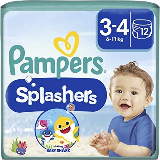 Pampers Splashers Zwemluiers Maat 3 4 6 11 kg 12 stuks