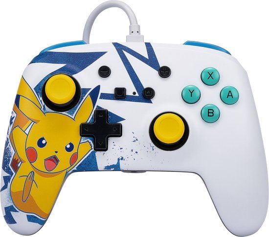 PowerA Enhanced Wired Controller - Pikachu High Voltage - Nintendo Switch