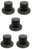 cyclingcolors 5 x lamellenstoppen ronde stoppen meubelglijders meubelpoten eindkappen rond kunststof (d = 19-20 mm)