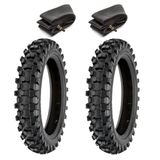 Ecovelo 2 banden 2,50, 10 en binnenbanden 33J Cross Mini Moto met draagband Minicross