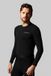 Acelera Fleece Fietsshirt Wielerjack Lange Mouwen Zwart - Thermo - Fietsjas voor heren - Wielerjack - Fietsjack - Heren - Maat S